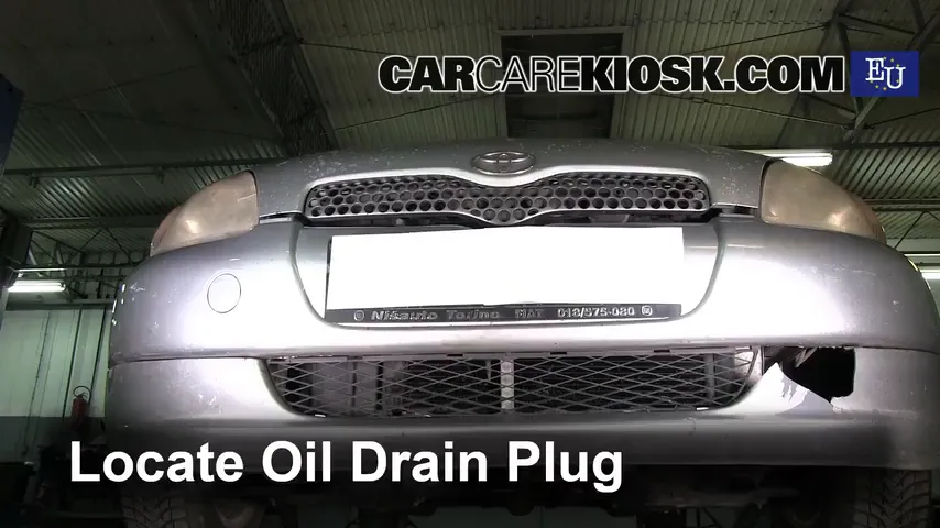 2003 Toyota Yaris 1.3L 4 Cyl. Oil Change Oil and Oil Filter